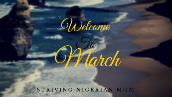 WELCOME TO MARCH