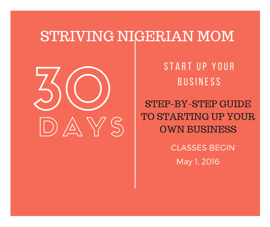SIGN UP FOR OUR 30 DAY COURSE ON STARTING UP YOUR OWN BUSINESS FROM HOME